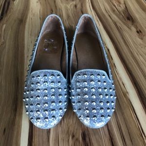 Aldo Sparkly Studded Flats